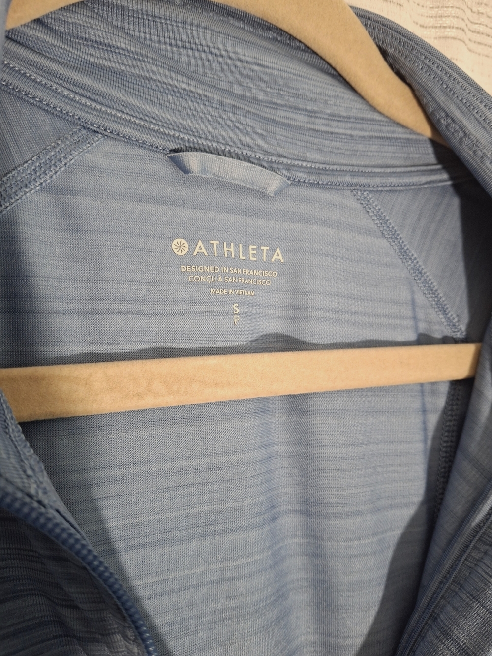 Athleta Blue Zip-Up Active Jacket - Picture 2 of 6